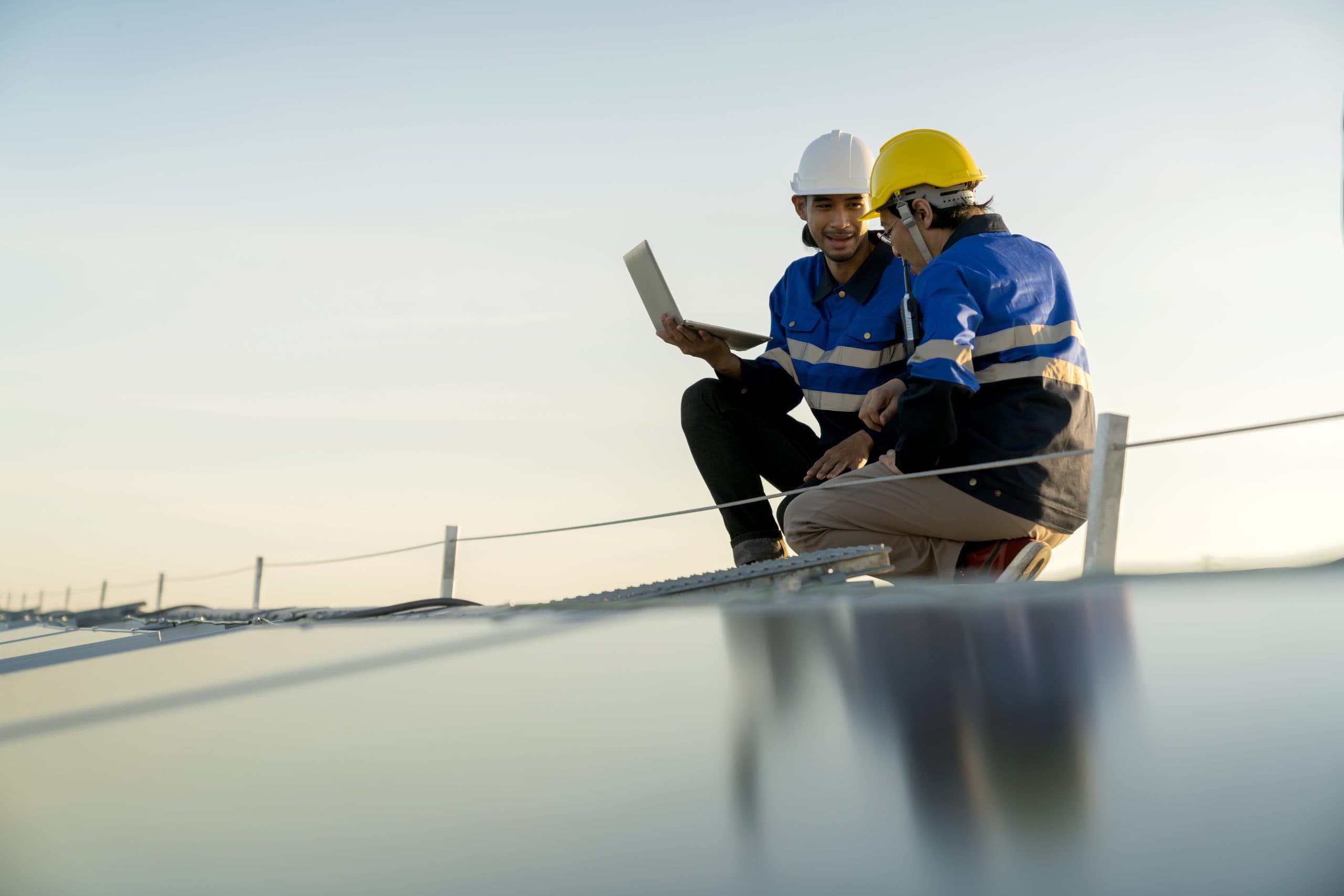 Solar panel roof setbacks