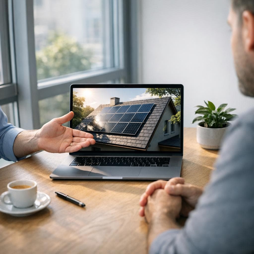 3D visuals for solar proposals