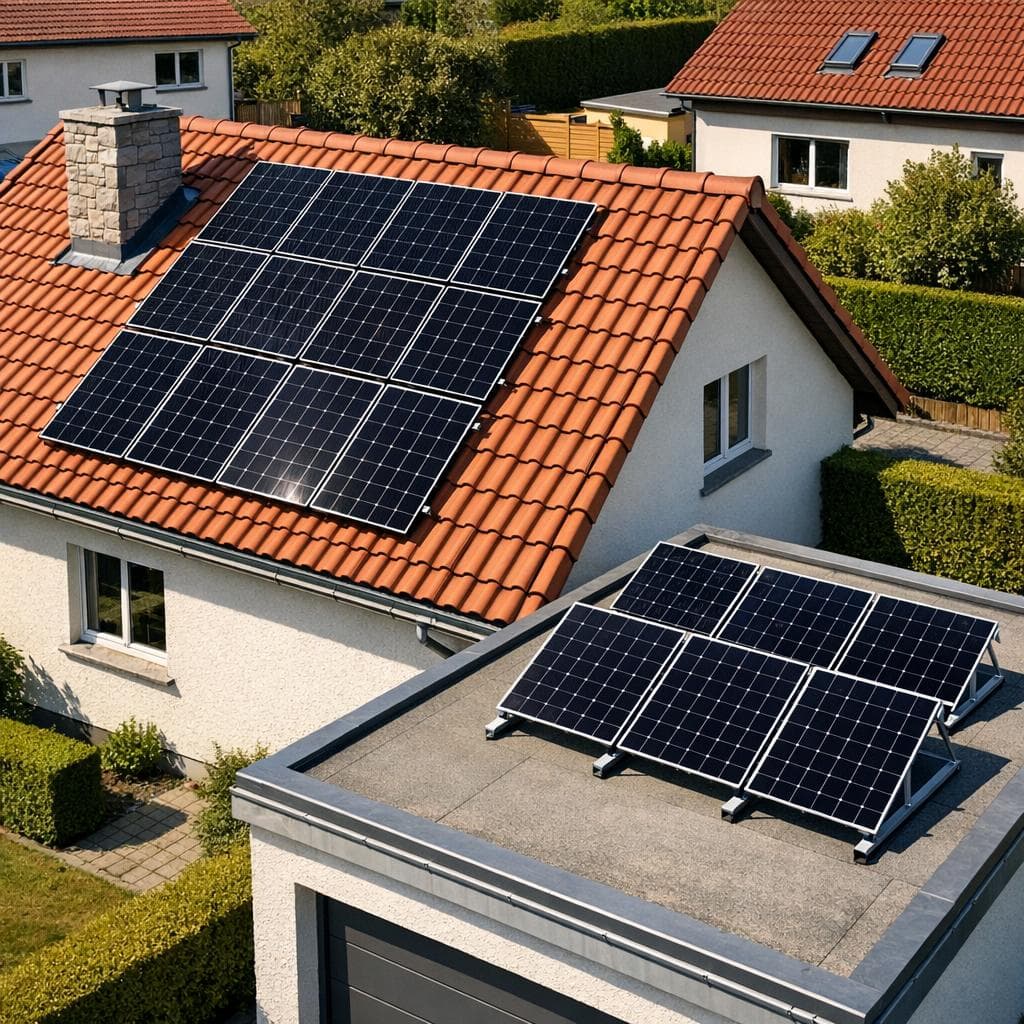 Best roof pitch for solar panels
