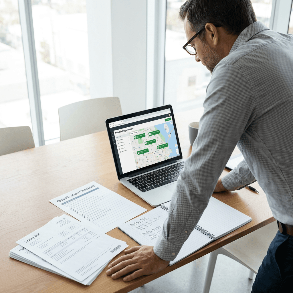 Pre Set Solar Appointments Qualification Checklist