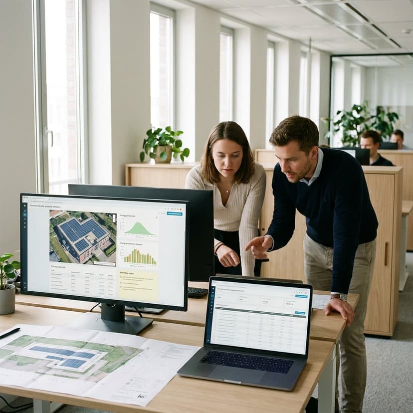 Commercial solar proposal software